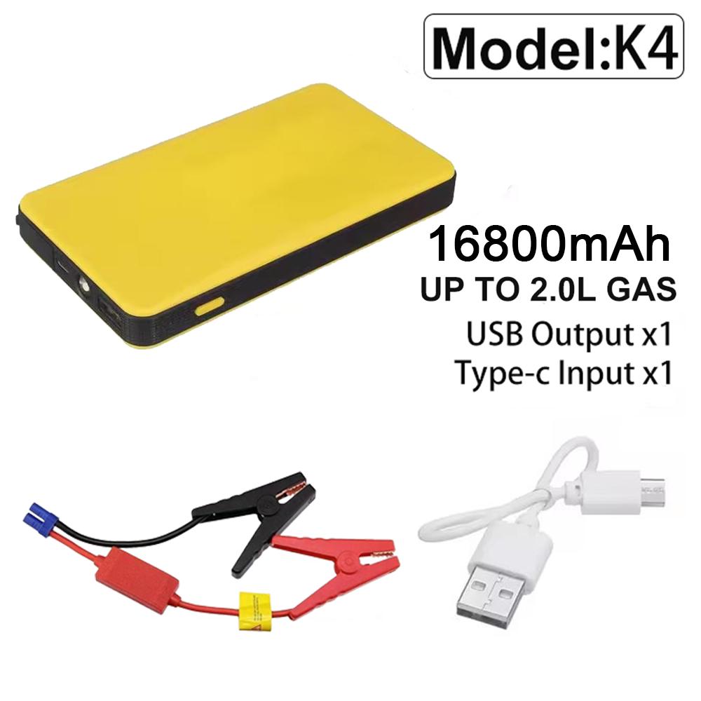 16800mAh 800A Car Battery Charger for Auto Power Bank Booster 12V Starting Device Petrol Car Jump Starter