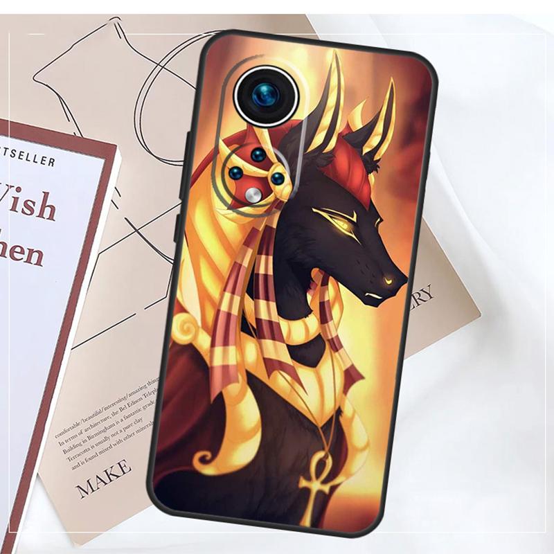 Egypt Nefertiti Anubis Ankh Case For Honor Magic 7 5 6 Lite V5 50 70 90 200 400 Pro X8a X8b X8c X9a X9b X9c X9d Cover