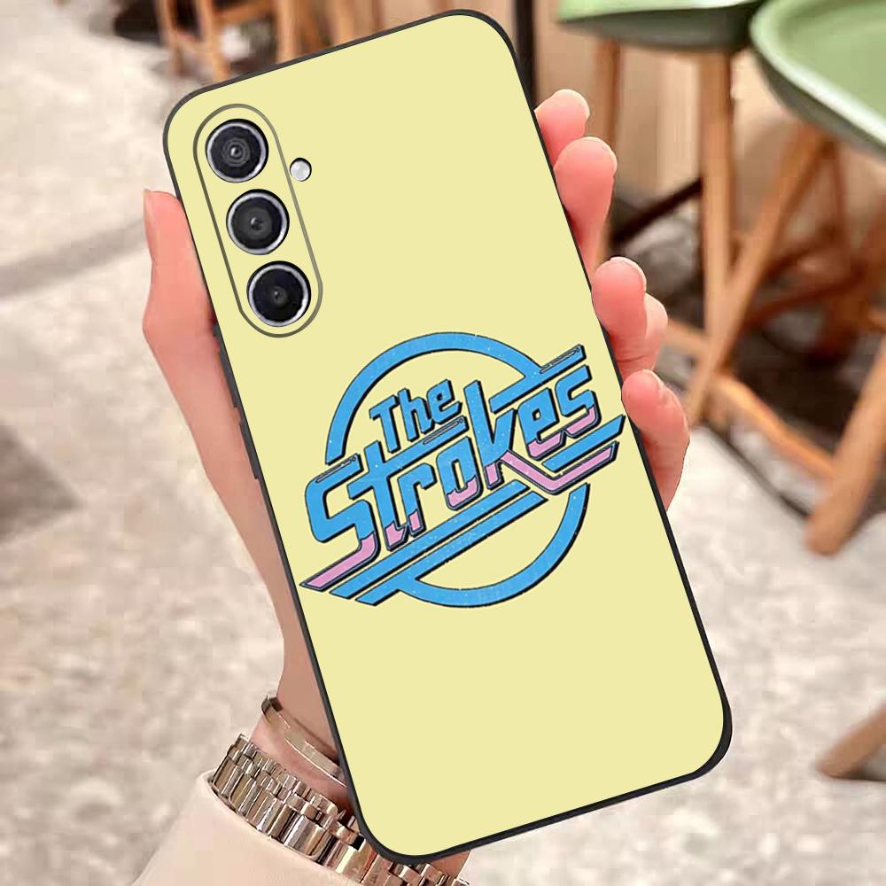 Band The Strokes Phone Case For Samsung S25 Edge 24 23 22 21 20 Ultra Plus Fe Galaxy A54 53 34 25 16 Silicon Cover