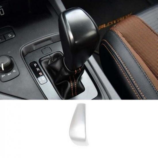 Gear Shift Knob Shifter Lever Trim Matte Silver 1PC For Ford Ranger 2015-2018 AT