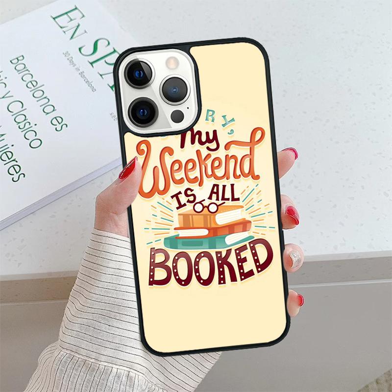 Read Books Library Bookshelf Quotes Phone Case For iPhone 17 Air 15 16 16e 14 13 12 11 Pro Max Coque For Apple PLUS Fundas