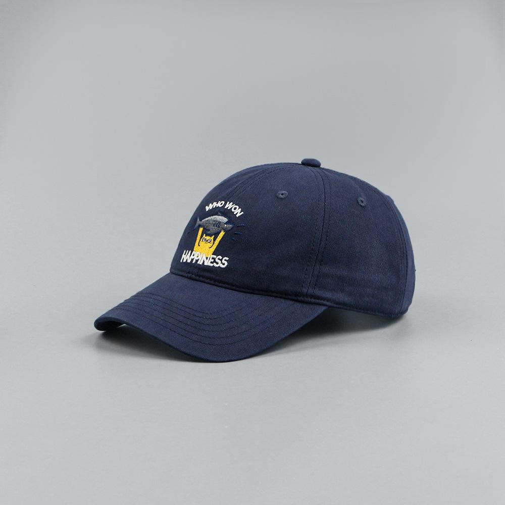 American Street Hat Baseball Cap Men Women Alphabet Cartoon Embroidery Cap Leisure Sun Protection Sunhat Summer Male Female