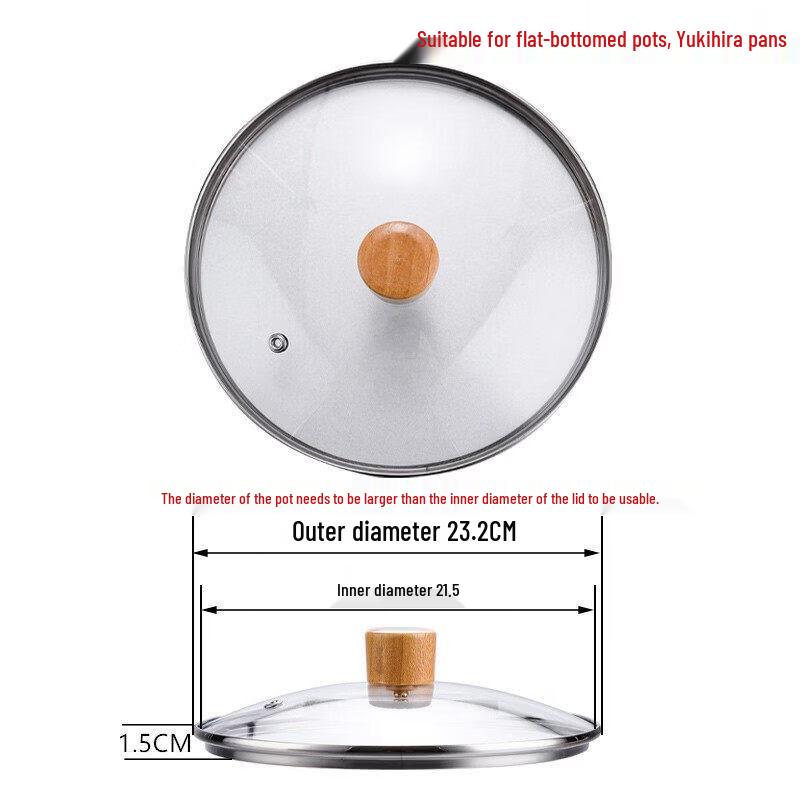 Tempered Glass Pot Lid