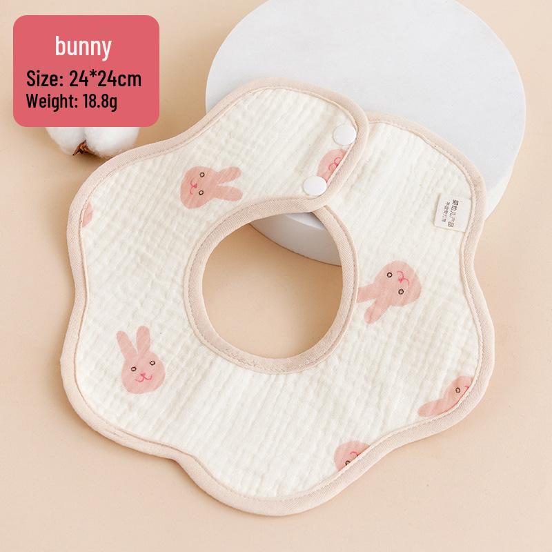 A-Grade Soft Cotton Newborn Waterproof Bib 