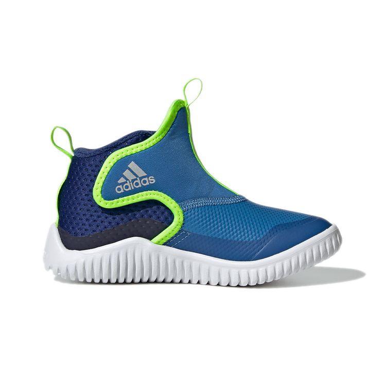 Adidas Rapidazen Mid C Velcro Non-Slip Durable Mid-Top Kids Running Shoes Kids Running Shoes Deep-Blue GZ0198
