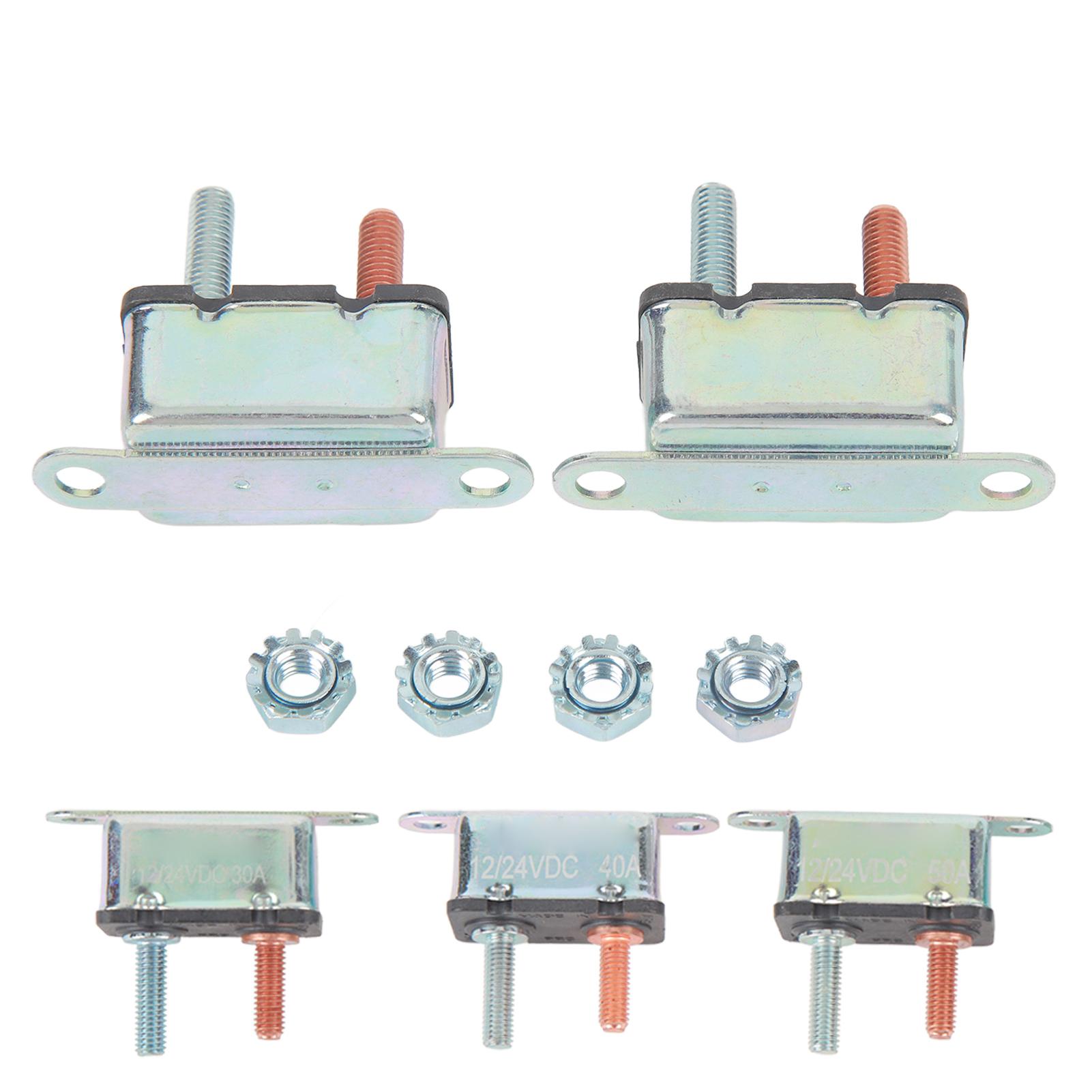 

Автоматический выключатель Автоматический выключатель с самовозвратом 12 В 24 В Болтовой автоматический выключатель для автомобиля Судна Автоматический выключатель с самовозвратом 20A