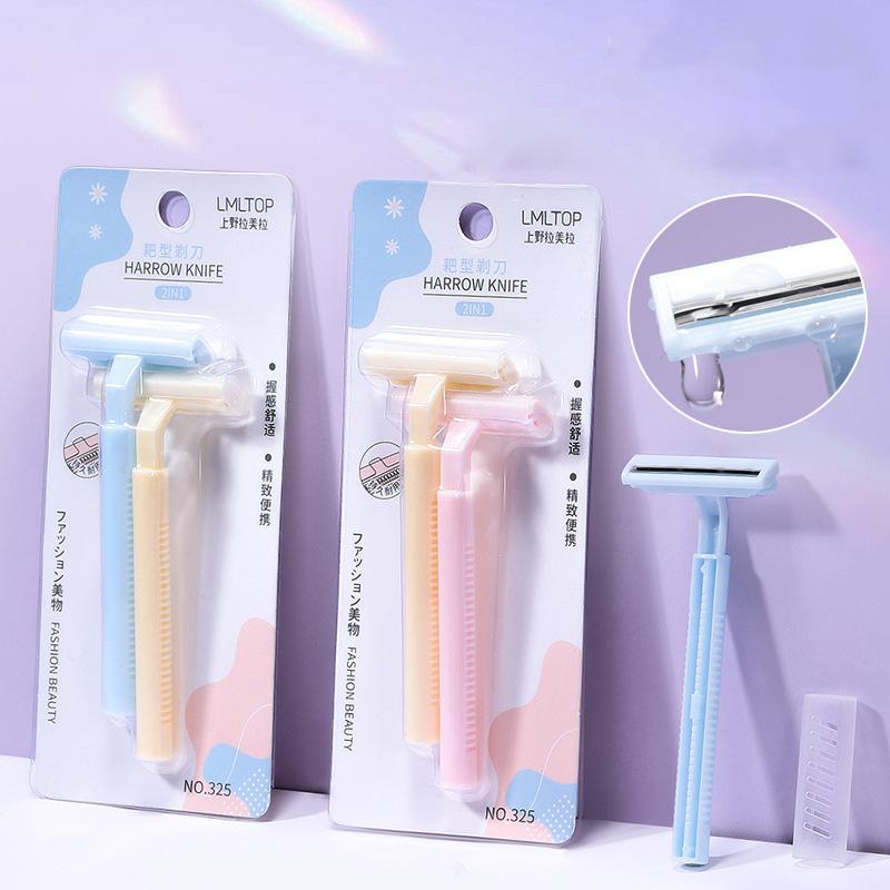 

2025 Женский безопасный прибор для удаления волос подмышками и бедрами Портативный пластиковый инструмент для удаления волос Бритвы для бритья женщин
