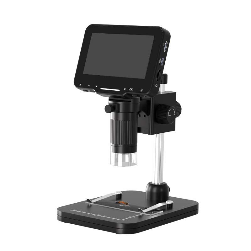 

Новый цифровой микроскоп 2025 1000x 4,3 1080P Microscopio Digital Для Электроники 1800 мАч Для Монет ПК Ноутбука Паяльные Инструменты