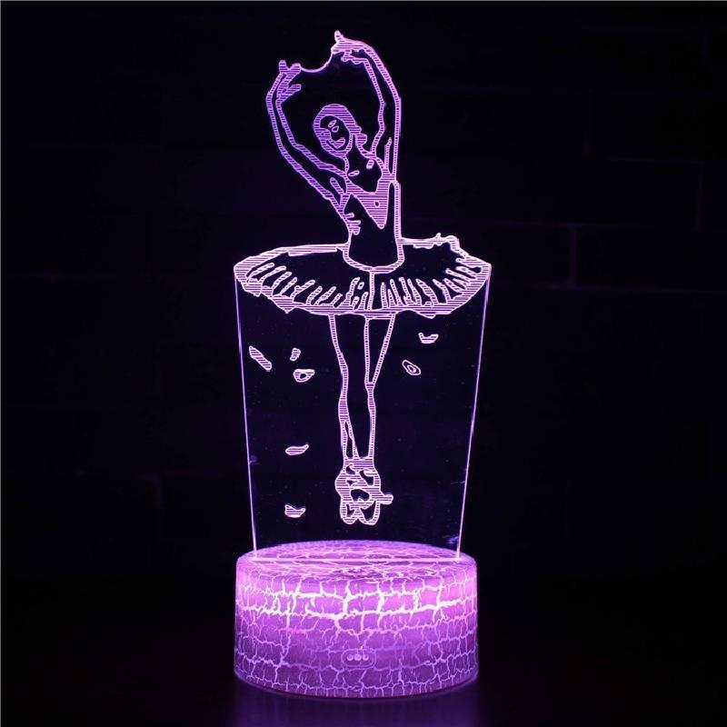 

Jackson Dancing Michael Figure Led Night Light 3d Bedroom Remoter Mode Control Ballet