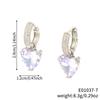 Love-themed Stud Earrings - Latest Trendy and Sophisticated Style. High-end Fashion. Detachable 18K Gold-plated Earrings. Wholes