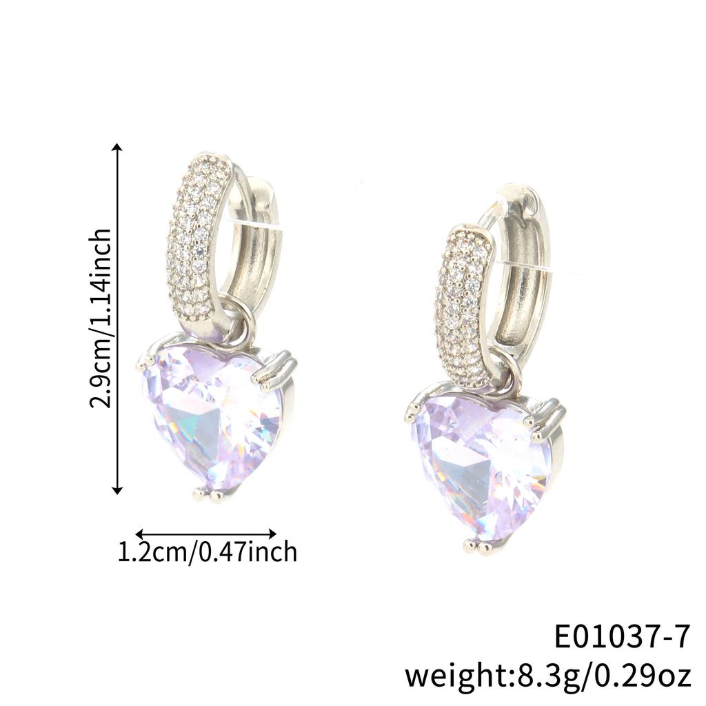 Love-themed Stud Earrings - Latest Trendy and Sophisticated Style. High-end Fashion. Detachable 18K Gold-plated Earrings. Wholes
