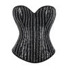 Plus Size Royal Sequined Boned Strapless Corset Shapewear Bustier Top