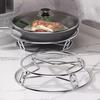 Double Layer Pot Rack Heat-Resistant Strong Load-bearing Hollow Design Multipurpose Pot Holder Stainless Steel Steaming Rack