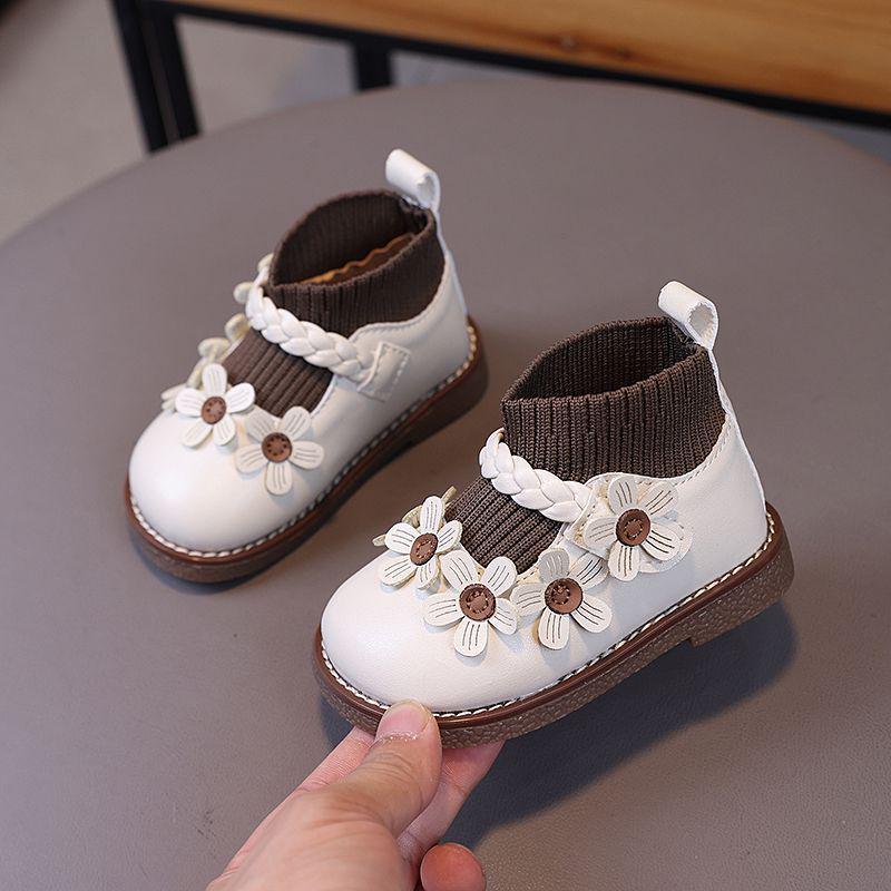 2024 Toddler Girls' Princess Leather Shoes - Infant Soft Sole Spring/Autumn Walkers