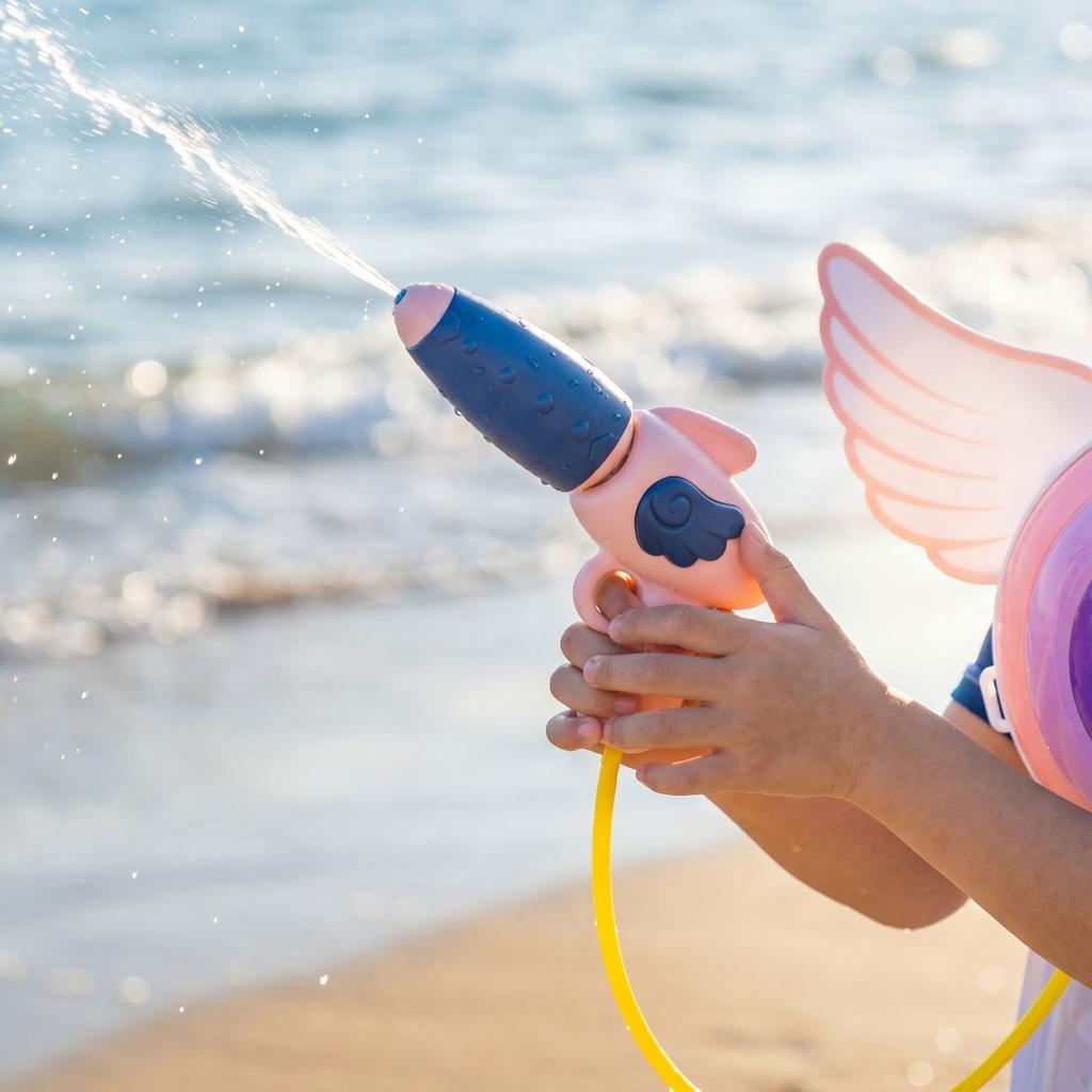 New Children's Backpack Water  Toy Summer Pull-out Water  Beach Water Fight Squirt  Water Toy