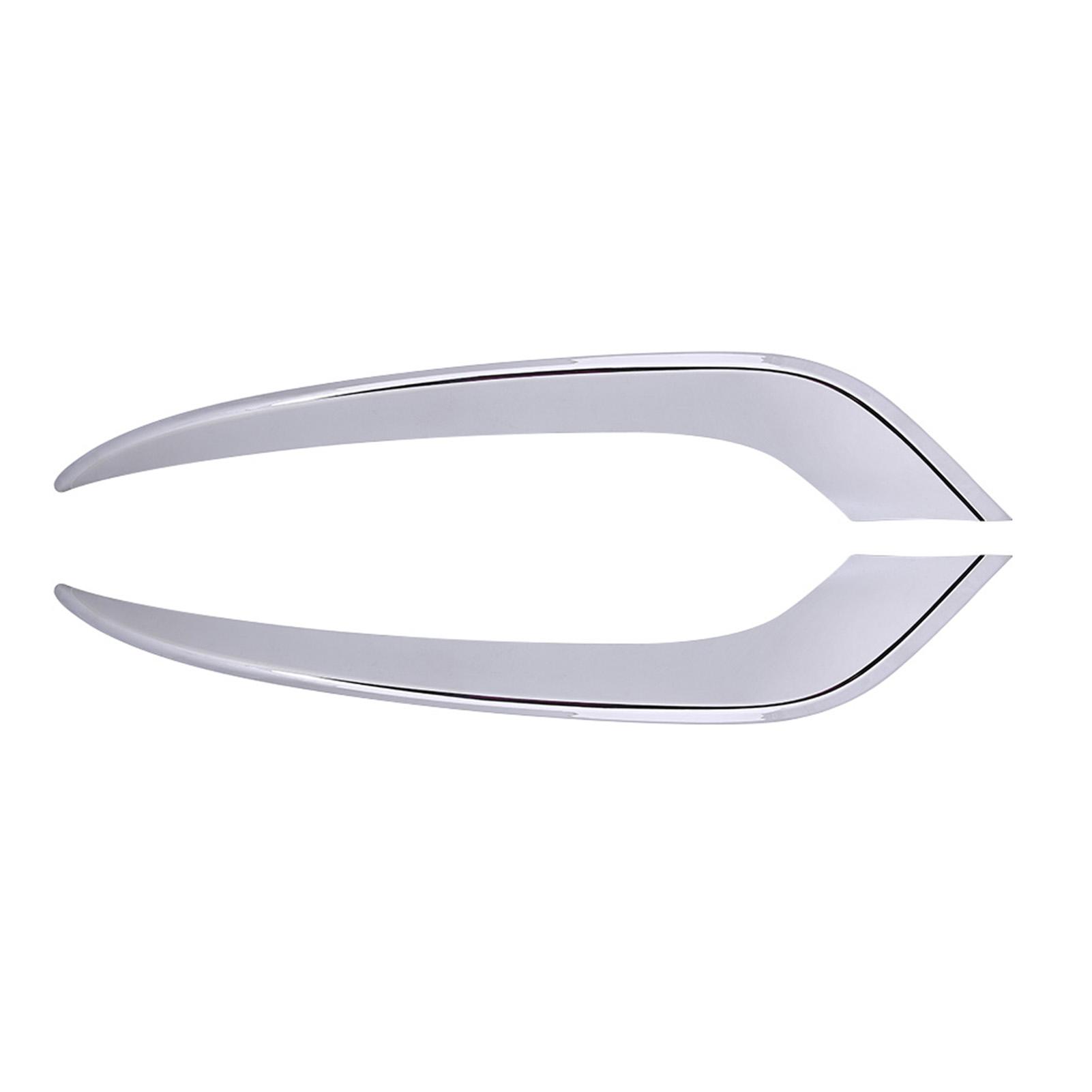2Pcs Front Fog Light Lamp Eyelid Cover Trim Set Car Accessories for BMW 3 SERIES GT F34 13 17