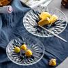 Min Nai Diamond Glass Round Serving Plate