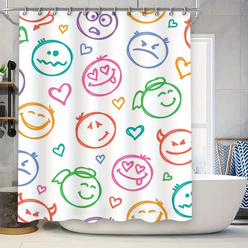 

Декоративная шторка для душа с милым узором динозавров, идеально подходящая для детских ванных комнат или энтузиастов «Парка Юрского периода» 90x180cm