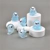 Mini Ghost Figures With Box Luminous Ghost Figurines Resin Glow In The Dark Ghost Figures Cute Positive Gift
