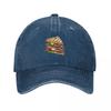 Triple Decker Ham and Cheese Club Sandwich Baseball Cap New In The Hat Designer Hat Anime Hat summer Designer Unisex Womens