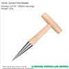 Stainless Steel Seeder Excavator Horticultural Wood Handle Hole Drilling Seedling Transplanting Flower Planting Seedling Planter