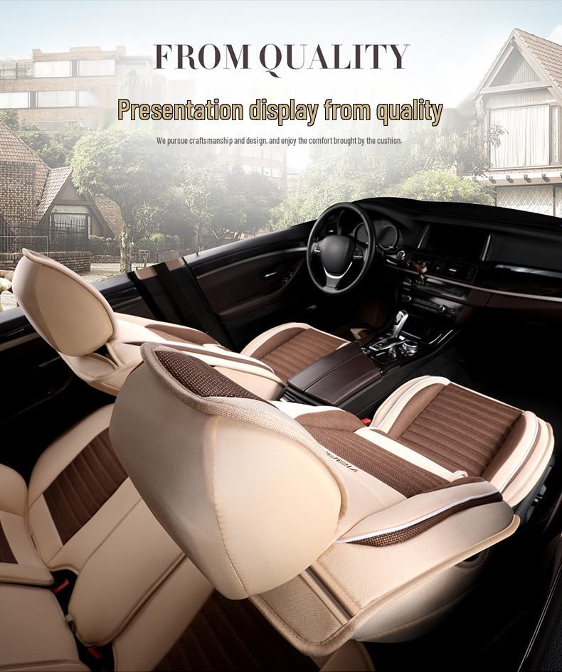 Four Seasons Full Coverage Linen Seat Covers for Geely GL, Emgrand EC7/GS, Binyue, Vision S1