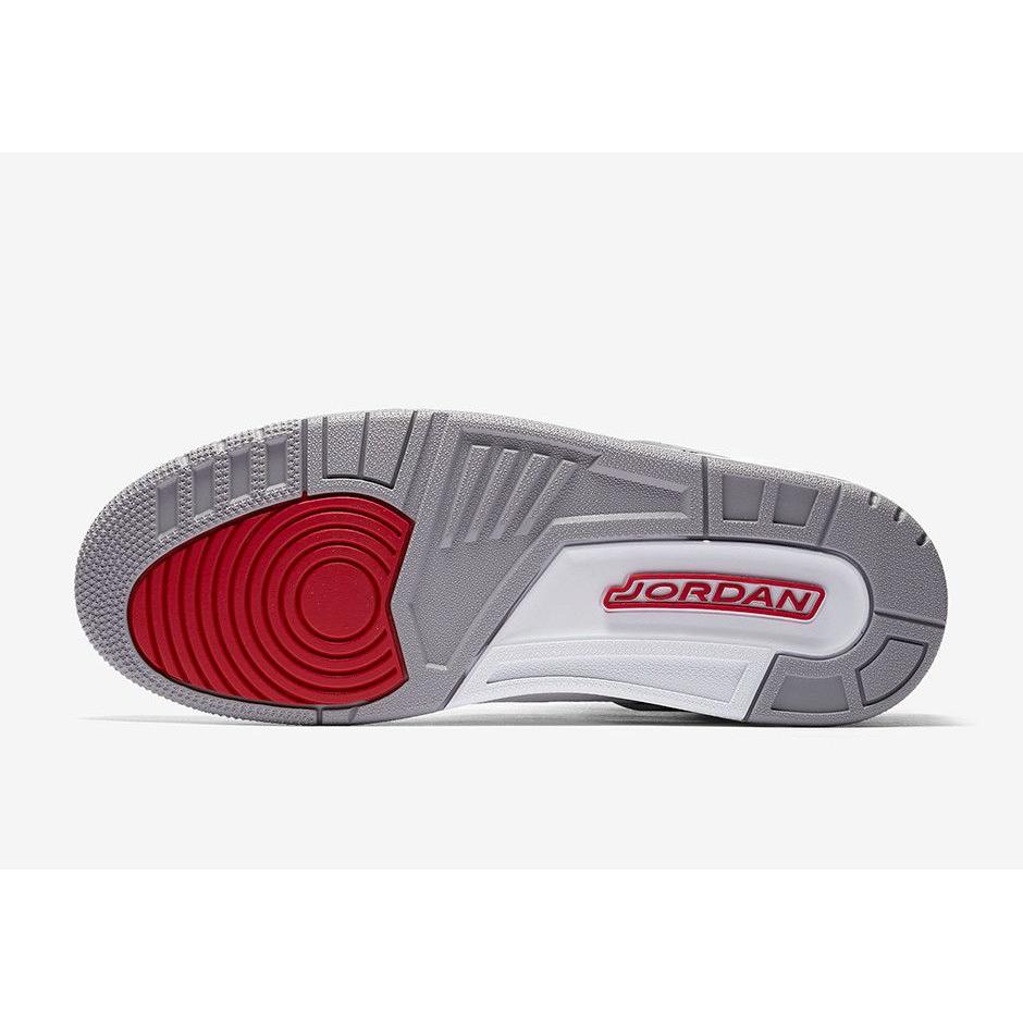 Air Jordan Spizike 'White Cement' (Unisex) White / Varsity Red-Cement Grey-Black Vintage Basketball Shoes 315371 122