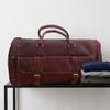 Genuine Leather Travel Duffel Bag Weekend Luggage Buffalo Leather Duffle Bag