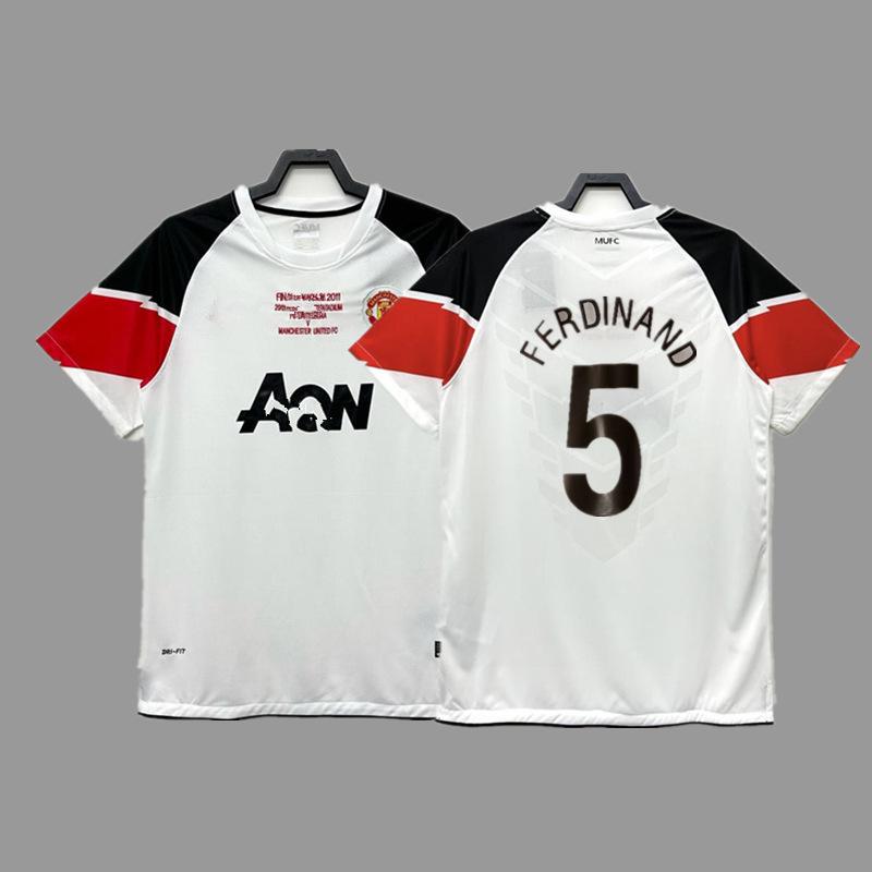 Man L Retro Jersey Football Jersey No. 7 Beckham Cantona C Ronaldo Rooney Giggs Jersey