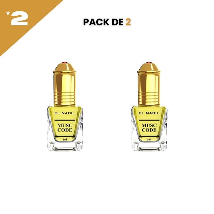 El Nabil Musc Code Parfum Concentré Sans Alcool 2*5ml