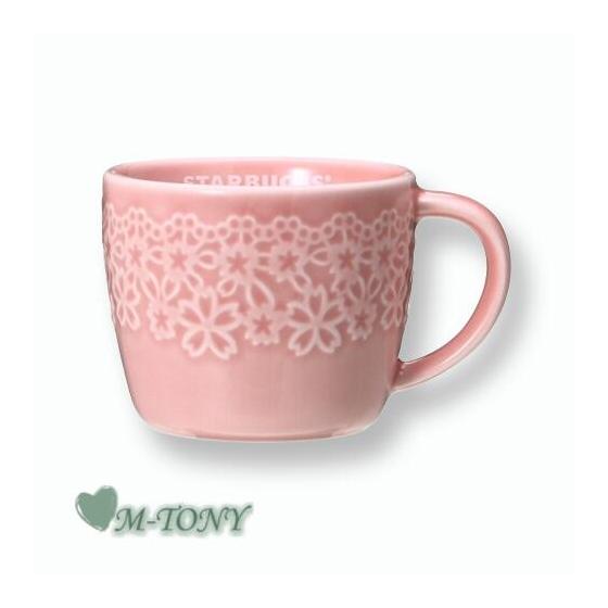 Starbucks SAKURA Mug Lace Embossed Sakura Cherry Blossom 237ml Starbucks/Tumbler/Starbucks Tumbler/Starbucks Mug/Mug