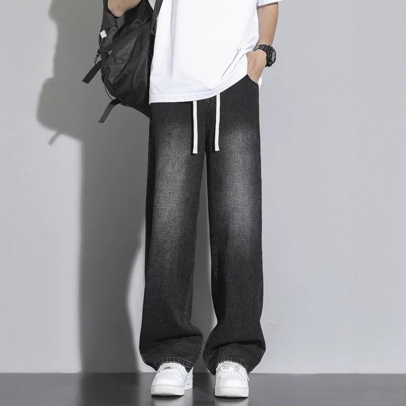 Jeans Men's American Boys Loose Straight Pants Men's New Versatile Wide Leg Casual Long Pants Men's Clothing