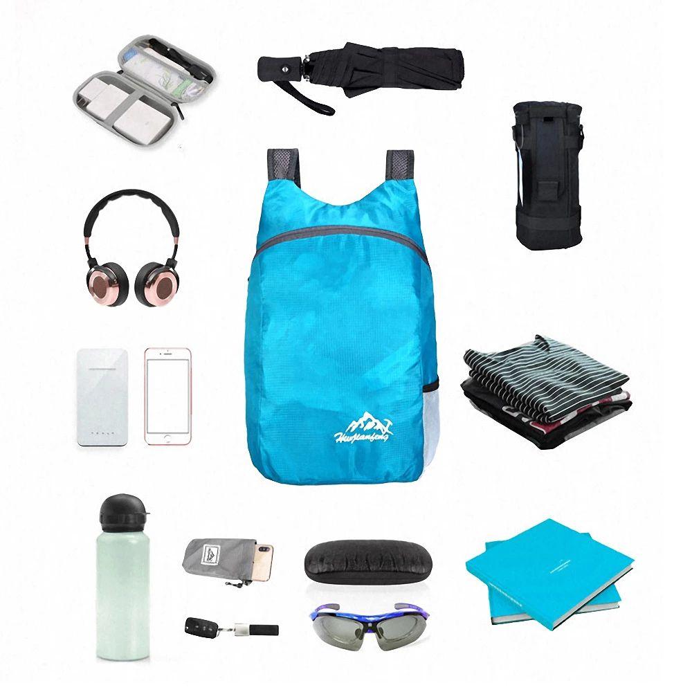 Camping 20L Hiking Travel Daypack Foldable Backpack Lightweight Outdoor Backpack Outdoor Backpack