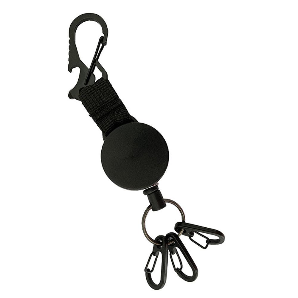 Supplies Retractable Pull Keychain Tool Key Ring Clips Badge Holder Clip Badge Reel Clip Keychain