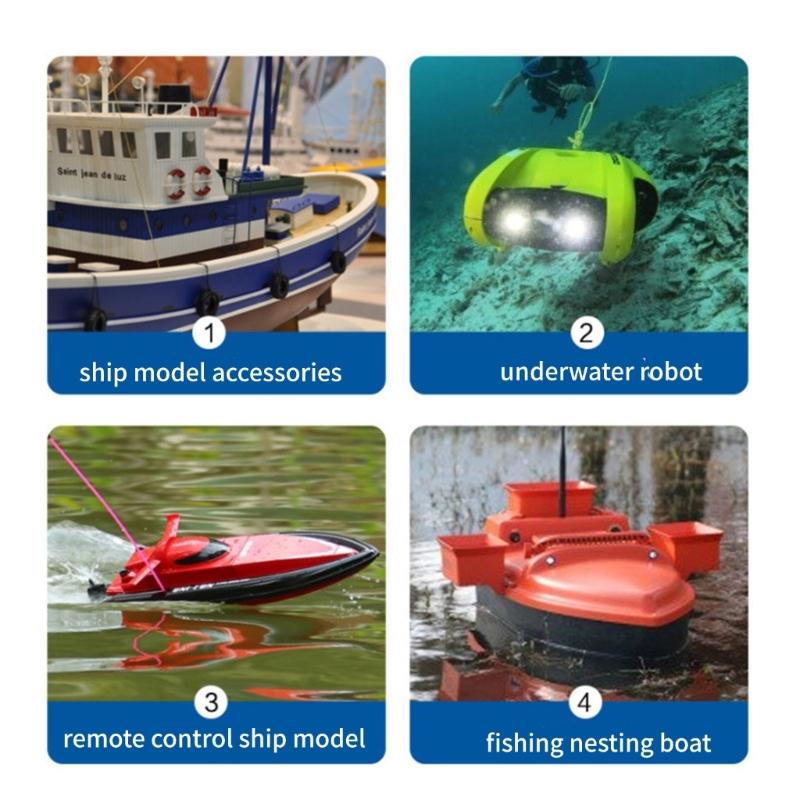 ABS Underwater Thruster 12-24V Brushless Electric Motor For Remote Control Ship And Boat Models