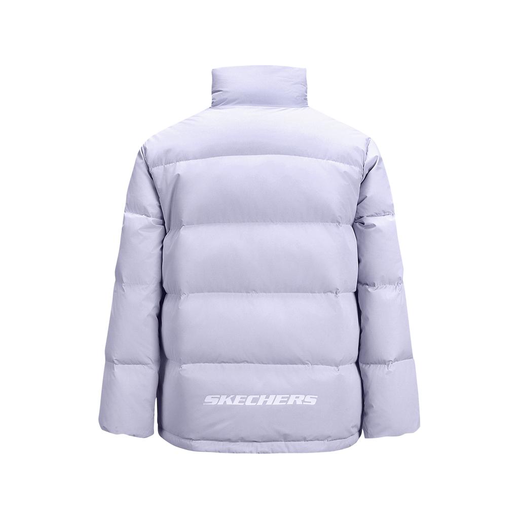 Skechers Teflon Three-Proof Short Down Jacket Unisex Outerwear Light-Purple L324U108-00FW