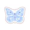 Gradient Butterfly Cute PP Clip Paperclip Cartoon Memo Clip Acrylic Paper Clip  Desk Organizer