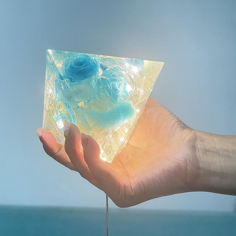 Poppy DIY Silicone Mold for Large Dice, Epoxy Resin, Candle, Soap, Incense, Plaster, and Ornament Display