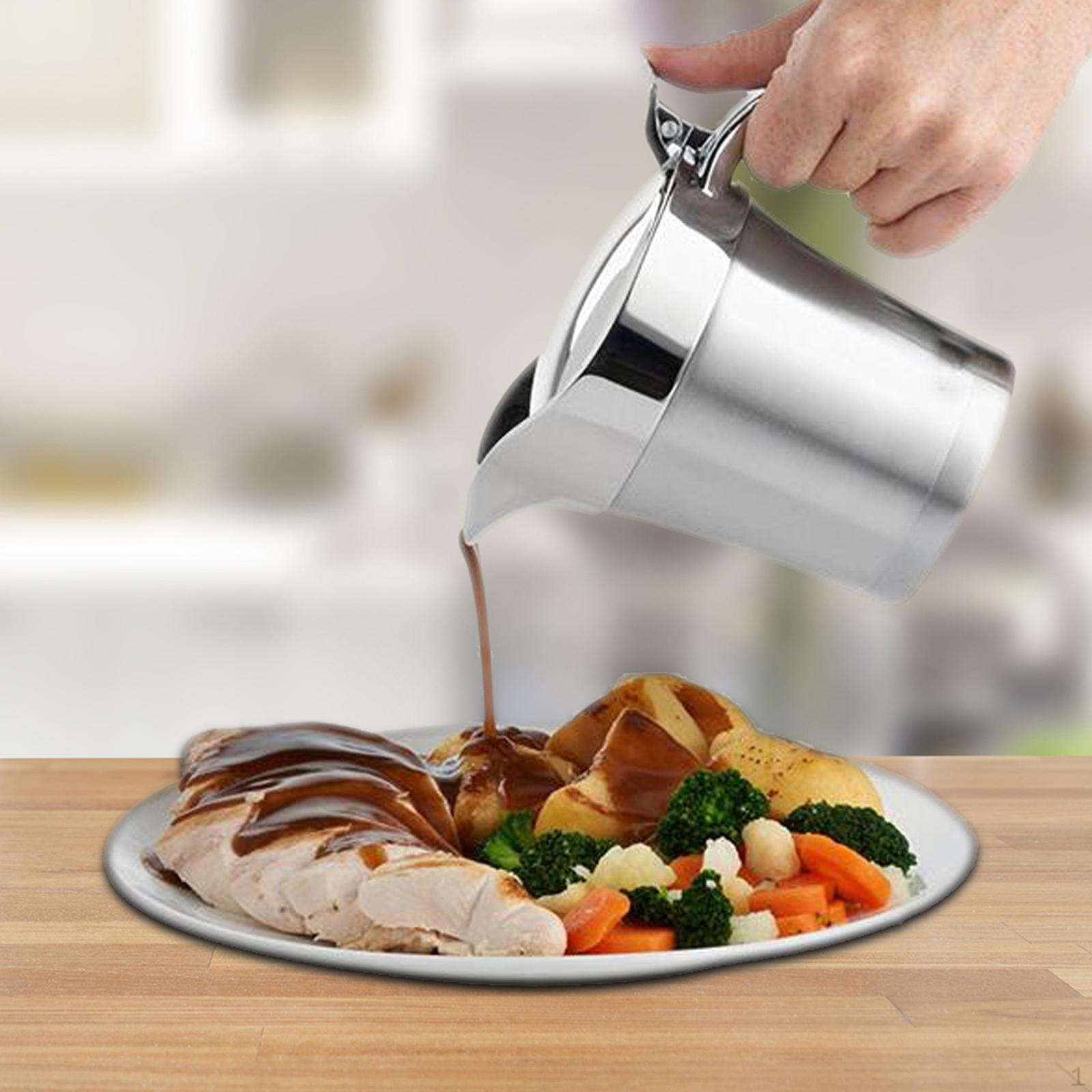 

Термальный стейк из нержавеющей стали, соусник, кувшин для соуса с двойными стенками, 450 мл