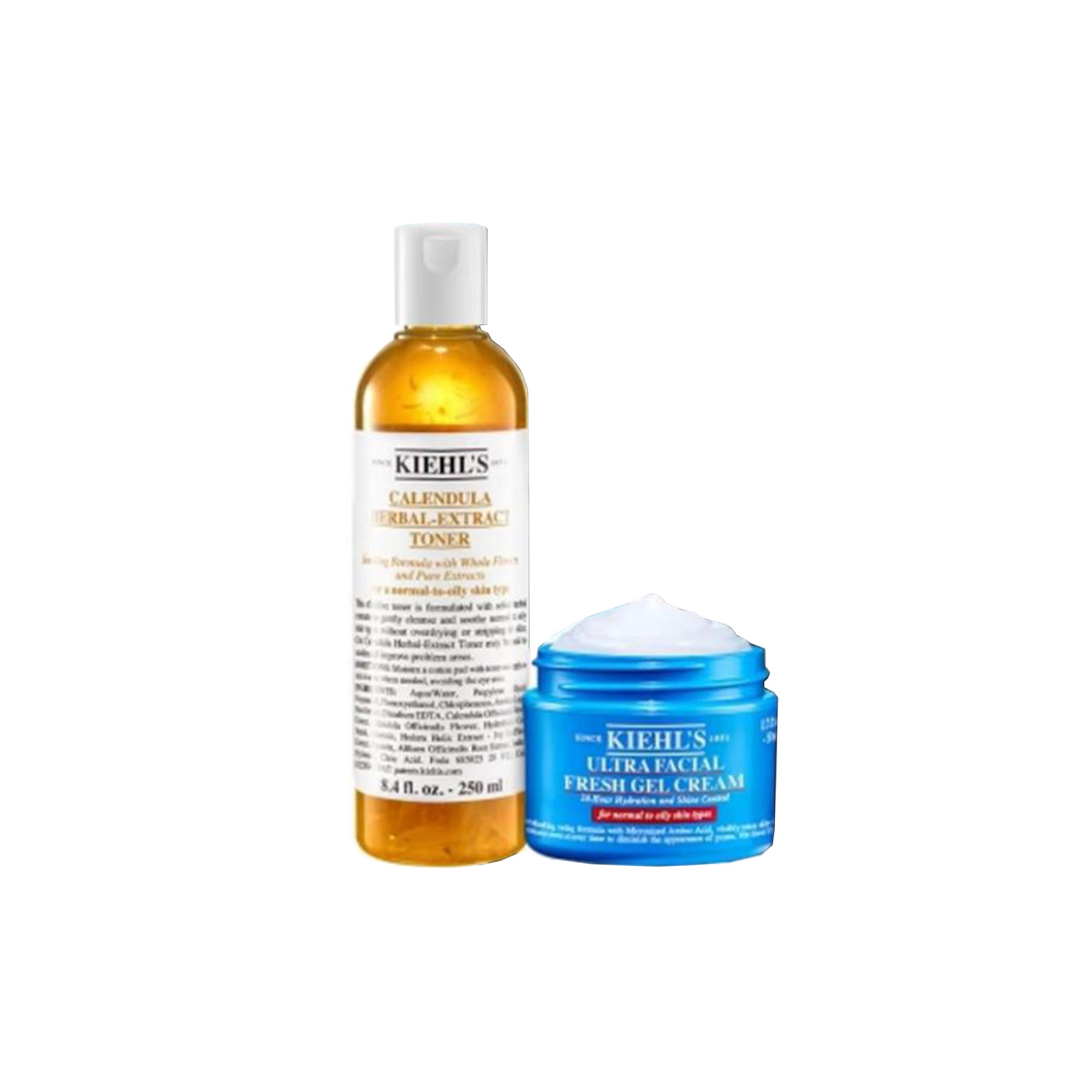 Kiehl s Skincare Set Soothing Hydrating Two-Piece Set: Toner 250ml+ Cream 50ml