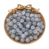 50 Stück/Los 10mm Glas Blumen Wasserwellen Perlen Abstandshalter Lose Perlen für DIY Handgemachte Armband Halskette Herstellung Zubehör