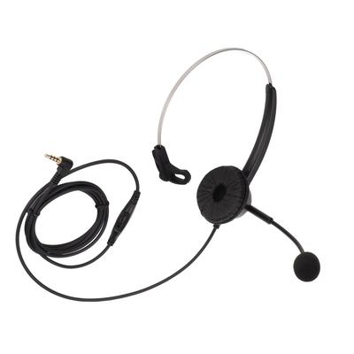 H360‑3.5VA Einseitiges Headset Schwarz Geräuschunterdrückung Lautstärkeregelung Kabelgebundenes Monoaurales Headset für