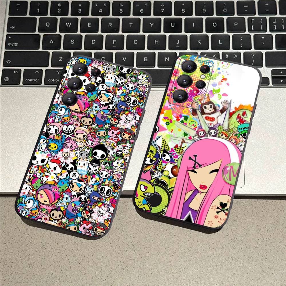 Japan T-Tokidokis Case For Samsung Galaxy Case S25 S23 S22 S21 S30 S20 S10 Ultra Plus FE TPU Soft Cover