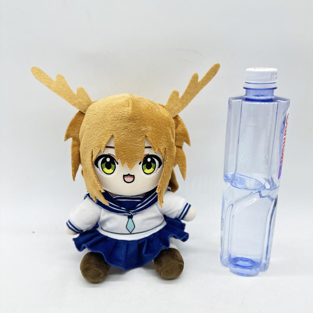 Deer Friend Nokotan Fun Cartoon Image Doll, Cute Smiling Plush Toy with Deer Antlers, Halloween Gift