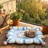 Removable Pet Cooling Mat Wear-Resistant Cat Ice Pad Cartoon Pattern Pet Cushion  Home