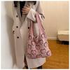 Knit Bag Retro Woven Bag Shoulder Bag Fashion Sweet Lazy Style Large Capacity Tote Bag Everything Casual