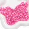 200Pcs No Hole 3-8mm Colorful ABS Round Imitation Pearl Beads for DIY Jewelry Craft Making Home Decoration Art Faux Pearls for Vase Fillers