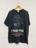 Vintage 90s Darth Vader 1996 Science Fiction Film T-Shirt / Movie / Streetwear / 90s Star Wars / Lucas Film / American Movie / Antagonist