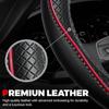 Car Steering Wheel Cover, Anti-Slip, Safety, Soft, Breathable, Heavy Duty, Thick, Full Surround, Sports Style