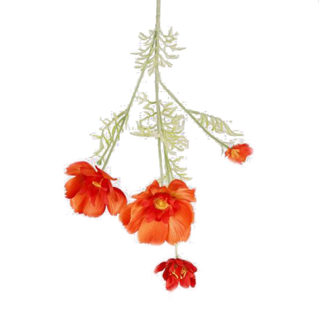 Artificial Cosmos Galsang Flower Long Stem Fade Proof Simulated Silk Cosmos Galsang Flower for Home